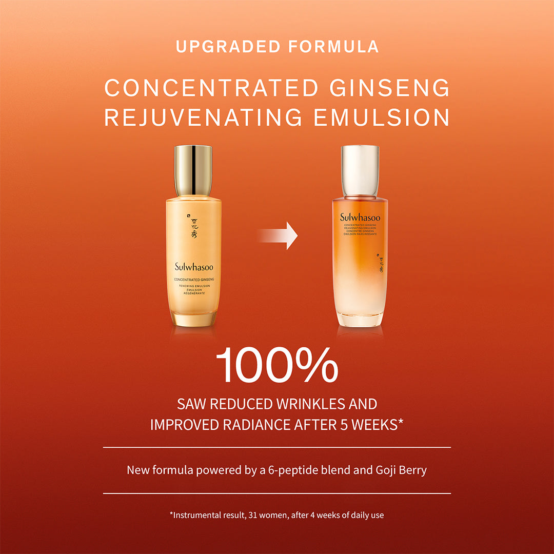 Concentrated Ginseng Rejuvenating Emulsion, upgraded forumla