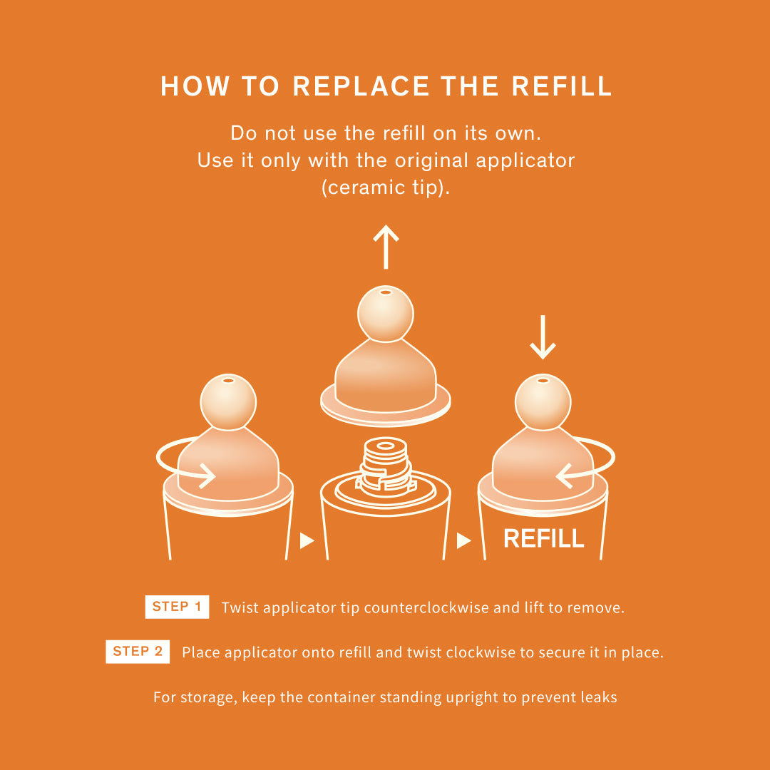 First Care Activating Eye Serum Refill, how to replace