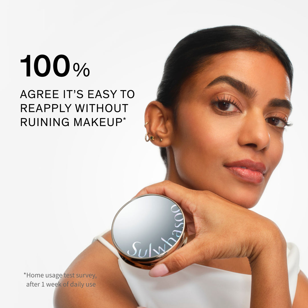 Home usage test survey results after 1 week of daily use of UV Wise On-The-Go Sun Cushion