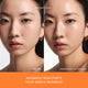 Enlarge image of Before-and-after split comparison of model&amp;#39;s bare face