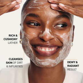 Sulwhasoo Gentle Cleansing Foam, facial cleanser, model applying product to face