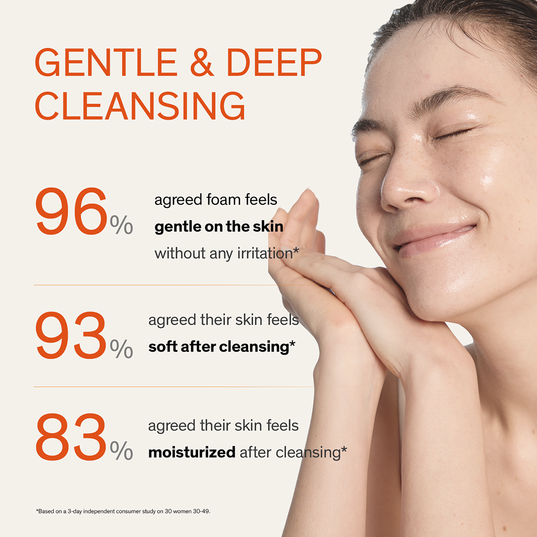 Sulwhasoo Gentle Cleansing Foam, facial cleanser, 3-day independent consumer study on 30 women aged 30-49