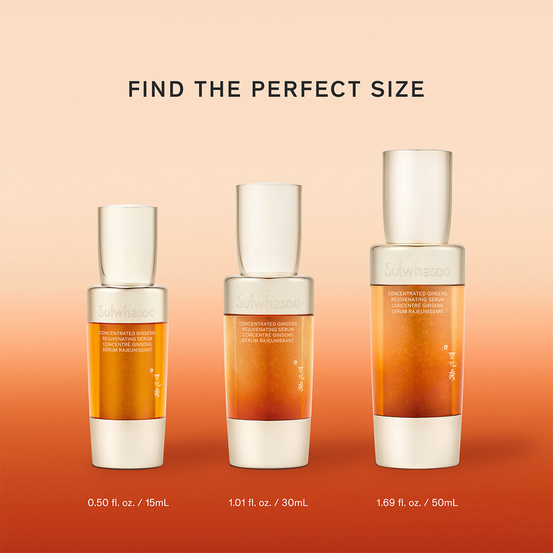 Concentrated Ginseng Renjuvenating Serum, Korean serum, find the perfect size