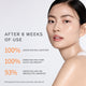 Enlarge image of Woman with smooth skin after 6 weeks of use, showing text about skin improvement.
