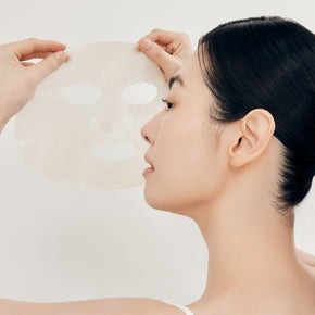 Sulwhasoo First Care Activating Mask, beauty model applying mask to face
