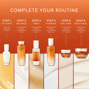 Concentrated Ginseng Rejuvenating Cream, korean cream, complete your routine infographic