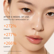 Enlarge image of Observed self-scoring results from clinical after 4 weeks of use 