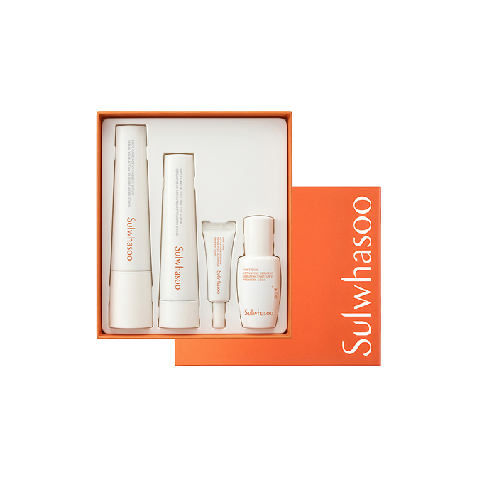 First Care Activating Eye Serum Refill Set pack shot on white background