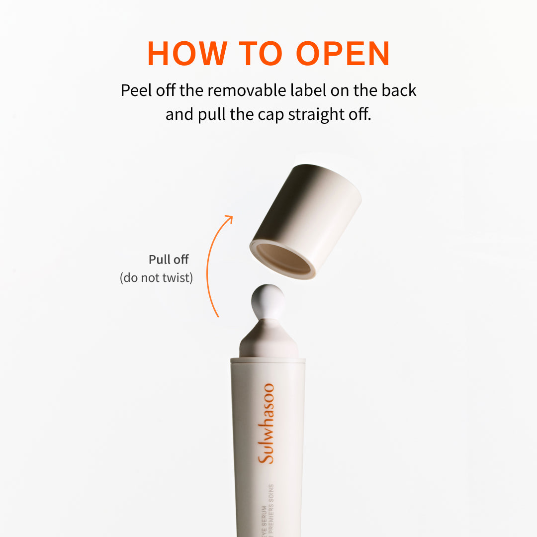 Diagram on how to open the product 
