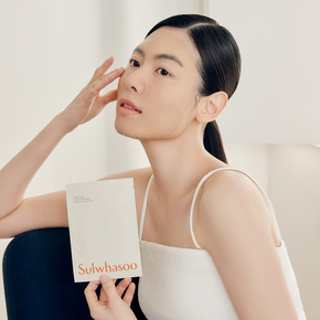 Sulwhasoo First Care Activating Mask, beauty model holding product