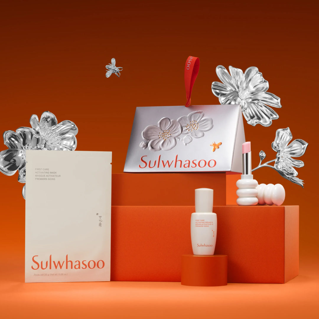 stylized shot of Glowing Lip Balm Set