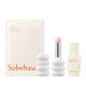 Enlarge image of Components of Glowing Lip Balm Set on white background
