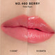 Enlarge image of Lip swatch of one coat versus three coats of Perfecting Lip Color in shade 