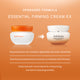 Enlarge image of Sulwhasoo Essential Firming Cream EX with upgraded formula details on an orange background
