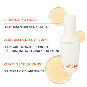 Sulwhasoo First Care Activating Serum VI, Korean skincare, product ingredients