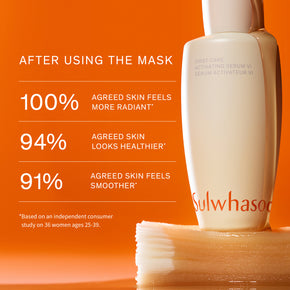 Sulwhasoo First Care Activating Mask, infographic of consumer study