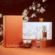 Enlarge image of Sulwhasoo skincare products with decorative elements on a dark background