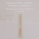 Educational how-to video of First Care Activating Eye Serum 