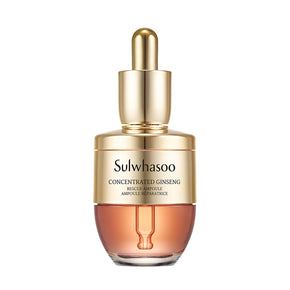 Sulwhasoo Concentrated Ginseng Rescue Ampoule, anti-aging, Korean Ginseng Skincare, face serum, hydrating serum 