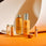 6 piece Sulwhasoo Korean Ginseng Skincare Gift Set on amber background