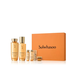 6 piece Sulwhasoo Korean Ginseng Skincare Gift Set 